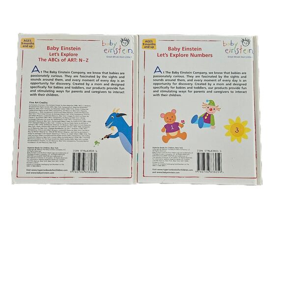 Baby Einstein Let's Explore Board Books Set Collection Disney Company Set Of 11 - Picture 10 of 14